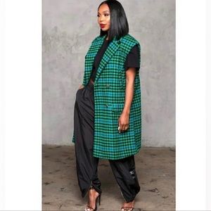 NWT Target x Kahlana Barfield Brown Collection Plus Size Vest